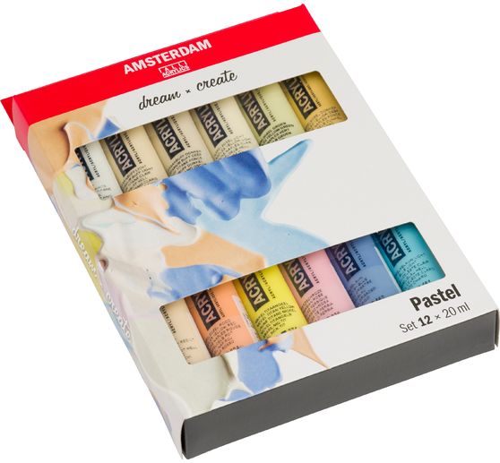 Talens AMSTERDAM Acrylic paint set "Pastel"