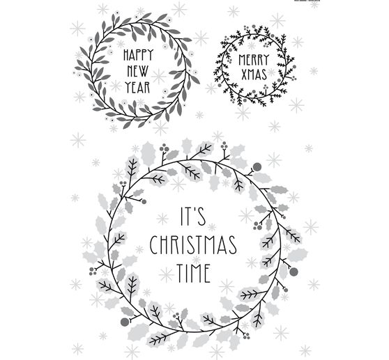 Folder szablonów markerów kredowych "Xmas in the air", 3 arkusze