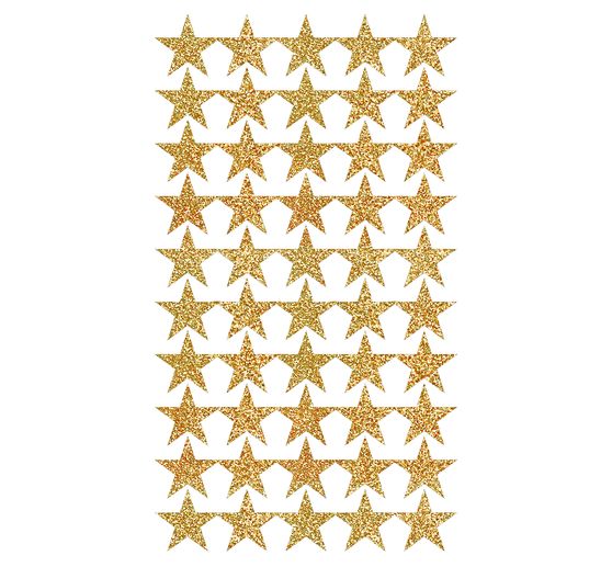 Naklejka "Gwiazdy w kolorze złotym"