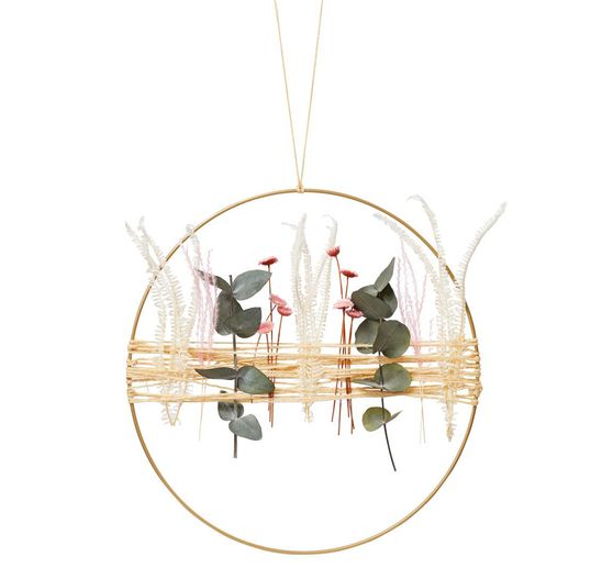 Metal ring "Circle", Gold color