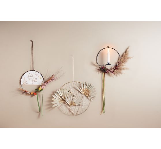 Metal ring "Circle", Gold color