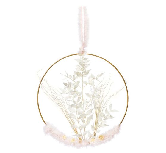 Metal ring "Circle", Gold color