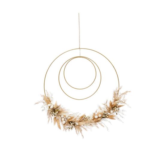 Metal ring "Circle", Gold color