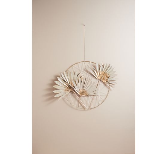 Metal ring "Circle", Gold color