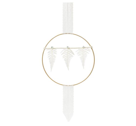 Metal ring "Circle", Gold color