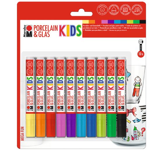 Farba do porcelany i szkła Marabu KiDS