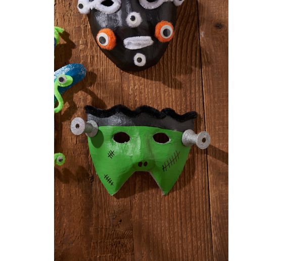 Maski dla dzieci VBS, papier mâché, zestaw 6 sztuk