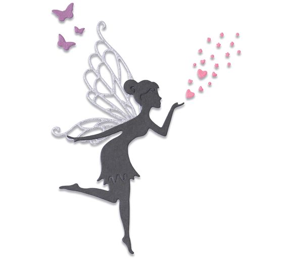 Szablon do wykrojników Sizzix Thinlits "Fairy Wishes".