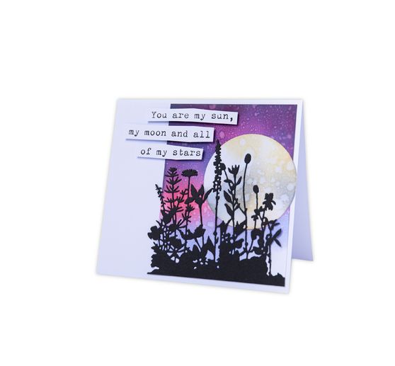 Szablon do wykrojników Sizzix Thinlits "Flower Field by Tim Holtz".