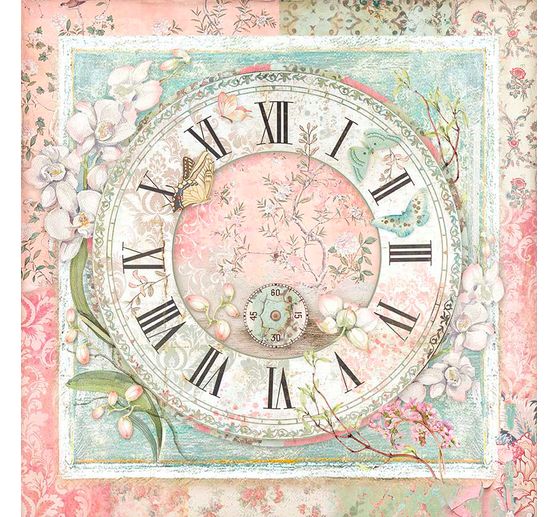 Blok do scrapbookingu "Kot i orchidea"