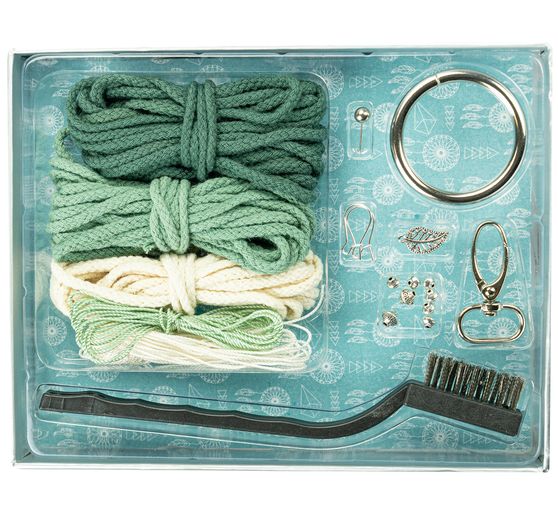 Zestaw biżuterii z makramy "Choose Happy