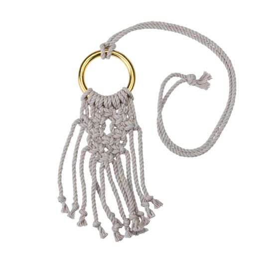 Zestaw biżuterii z makramy "Z miłością"