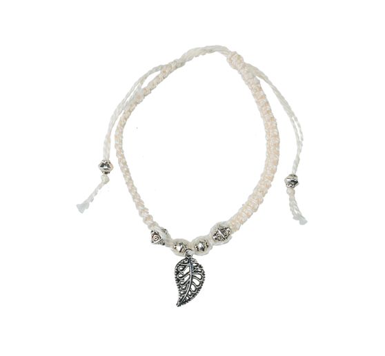 Zestaw biżuterii z makramy "Z miłością"