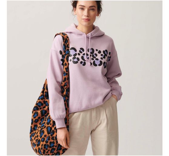 Crinkle muslin cotton fabric "Acid Leo"