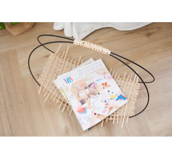 Metal ring "Circle", Black