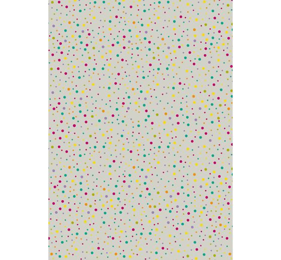 Motif cardboard "Grey line", rainbow dots