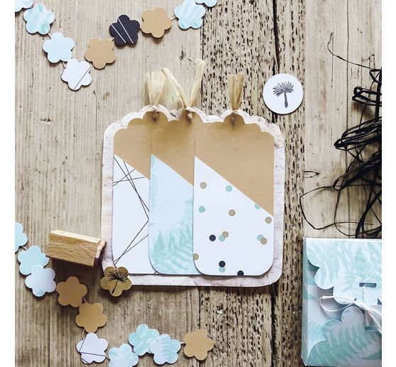 Motif cardboard "Points mint"