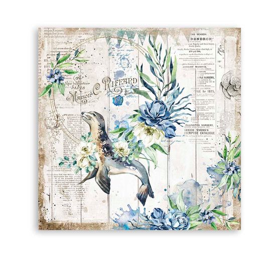 Blok do scrapbookingu "Morski sen