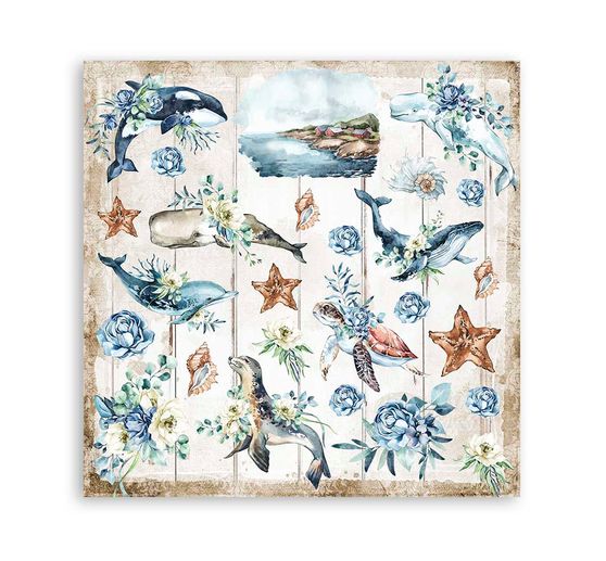 Blok do scrapbookingu "Morski sen