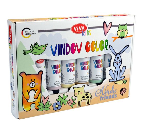 Viva KIDS Window Color Zestaw "Nordyccy przyjaciele"
