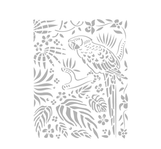 Szablon "Papuga Amazonia