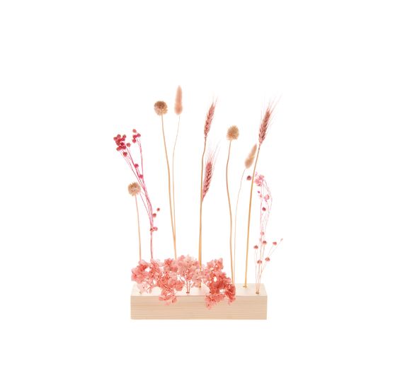 Rico Design wooden stand for dried flowers, 21 x 4 x 5 cm