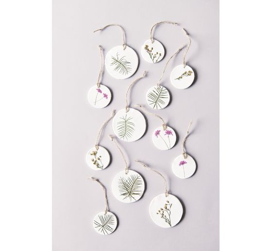 Rico Design Mix Set pressed flowers "Orange Turquoise"