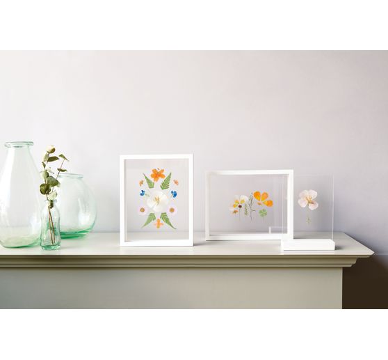 Rico Design Mix Set pressed flowers "Orange Turquoise"