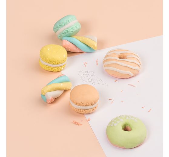 Zestaw do rękodzieła do ugniatania i ścierania "Cukrowe słodycze"