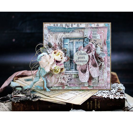 Blok do scrapbookingu "Pasja"