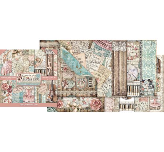 Blok do scrapbookingu "Pasja"