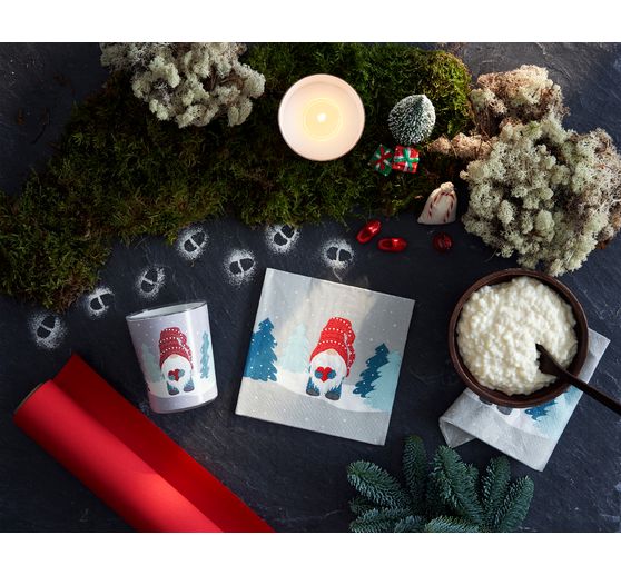 Serwetka "Skrzaty w lesie"