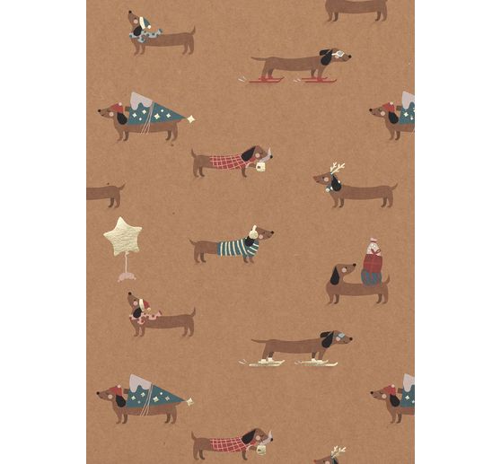 Blok z motywem "Papier pakowy Xmas"