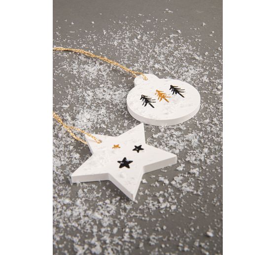 Silicone mold "Winter" with template