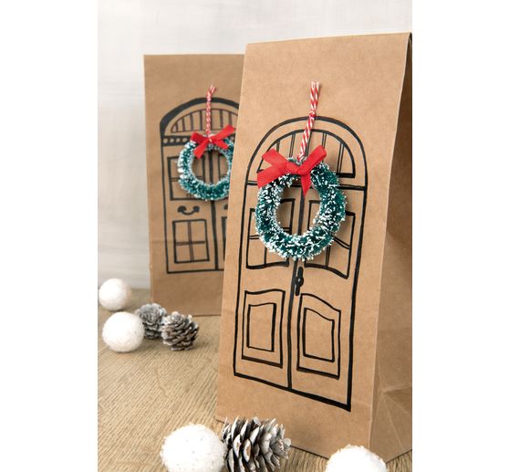 Miniaturowe wieńce bożonarodzeniowe