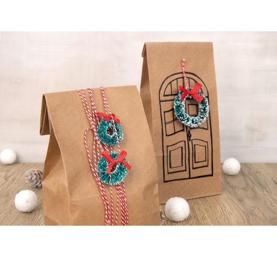 Miniaturowe wieńce bożonarodzeniowe