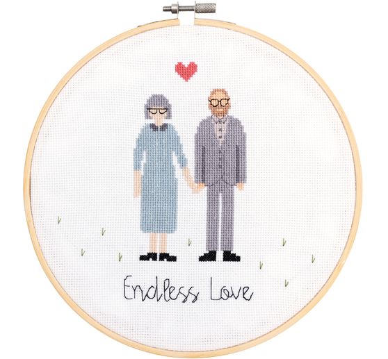 Zestaw do haftu Rico Design "Figurki Babci i Dziadka".