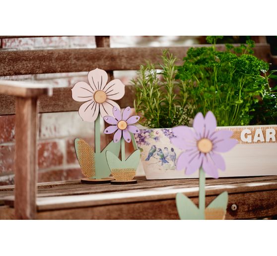 Drewniany kwiat VBS "Nancy"