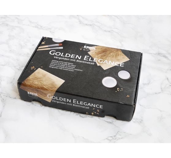 KREUL Złocenie metalem w liściach "Złota elegancja"