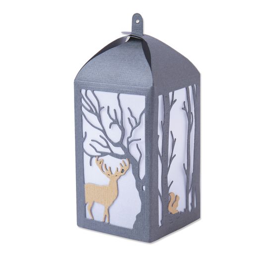 Szablon do wykrojników Sizzix Thinlits "Woodland Lantern".