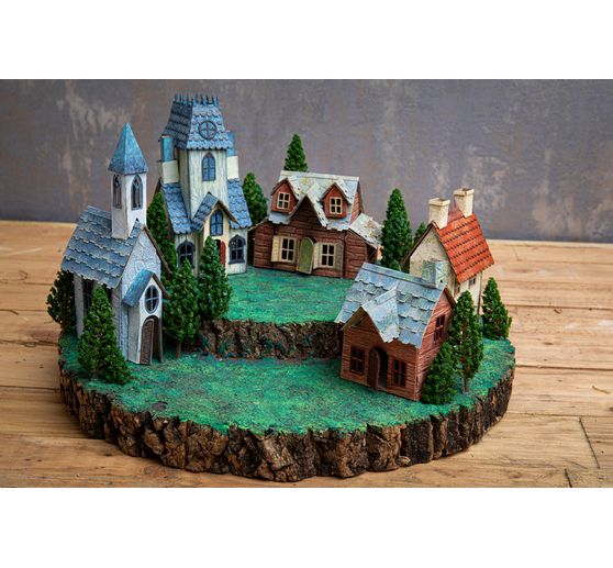 Zestaw wykrojników Sizzix Thinlits "Village Collection by Tim Holtz".