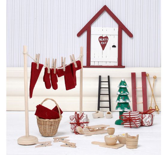 Craft kit Secret Santa door "Elf Door"