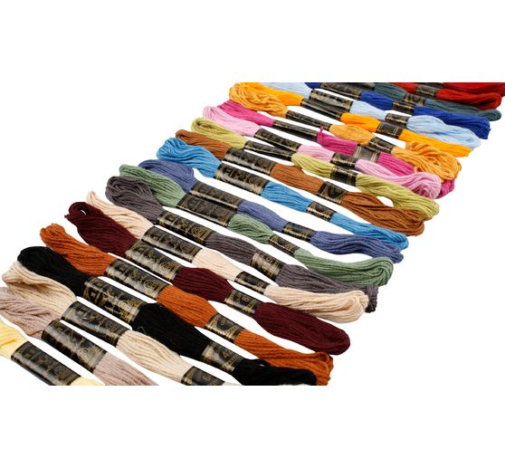 Zestaw nici do haftu "Różne kolory"