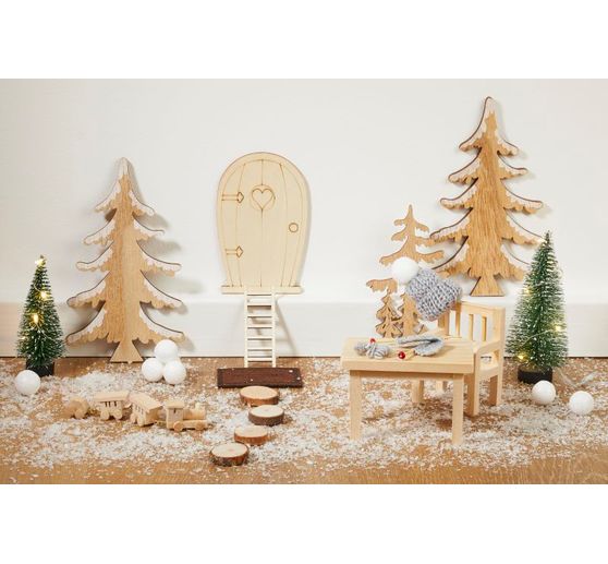 Miniature wooden railway 