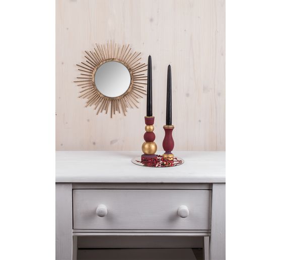 Zestaw drewnianych talerzy/pierścieni