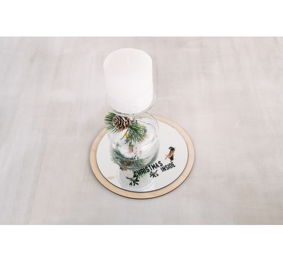 Zestaw drewnianych talerzy/pierścieni