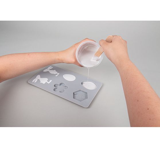 Silicone-Casting mould "Easter Friends & Bee"