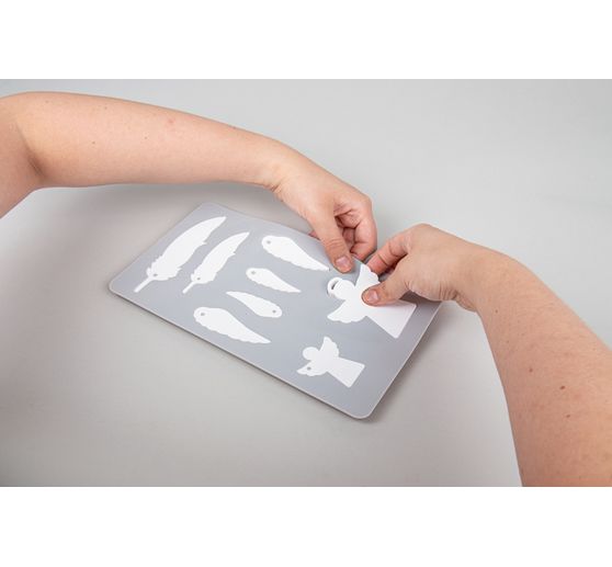 Silicone casting mould "Angel & wings"