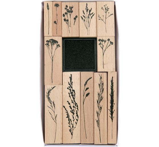 Zestaw stempli XL "Trawy"