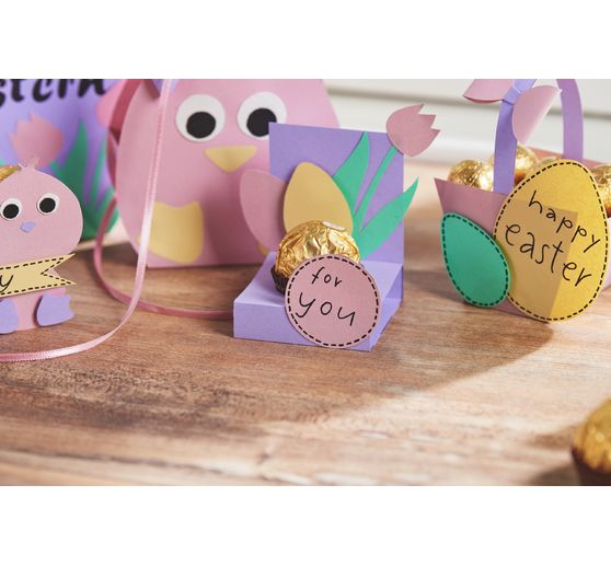 Zestaw szablonów VBS "Zestawy pudełek z pisklętami"